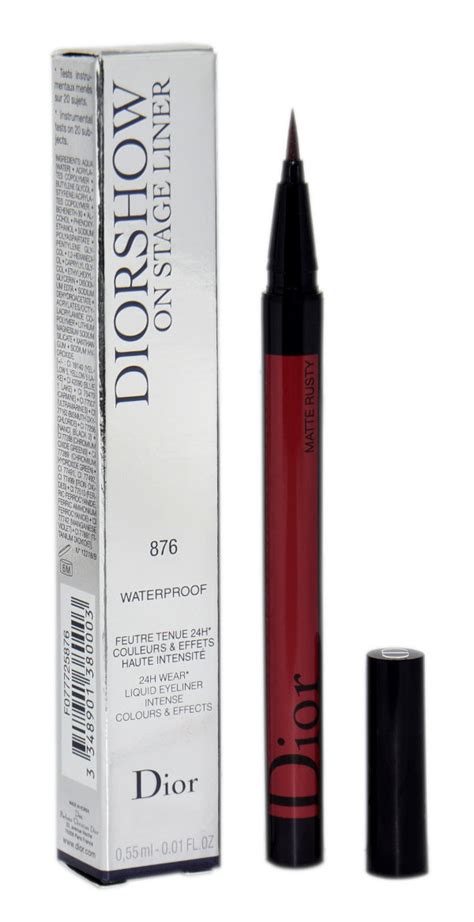 dior show on stage liner in matte rusty|Dior show on stage eyeliner.